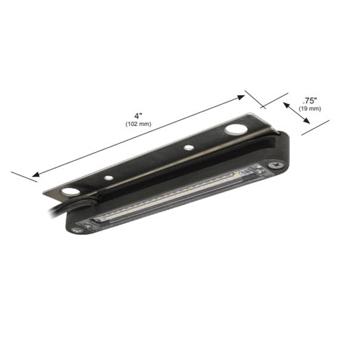 Dauer 490127 Manchester Jr 4" Hardscape Light w/ 2 Watt Integrated 2700K LED - Bronze