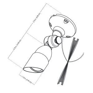 Alliance DL50-LED4W Down Light w/ 4 Watt MR11 LED - Brass