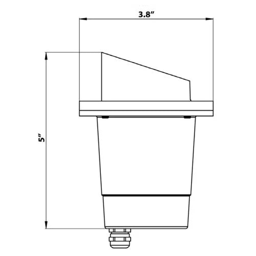 CAST SGL20 In-Ground MR-16 Well Light - 5 Watt 2750K LED Included