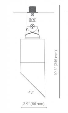 FX Luminaire MDLED20WFLBZ Down Light - Bronze