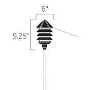 Kichler 15005BKT Path Light w/ S8 2.3 Watt LED 2700K - Black