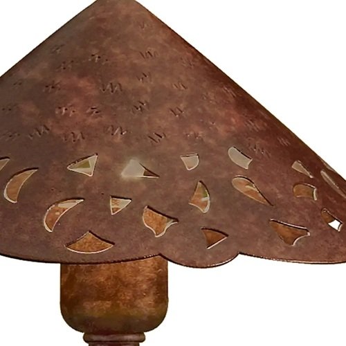 Kichler 15471TZT Cast Hammered Roof Path Light w/ S8 LED - Textured Bronze