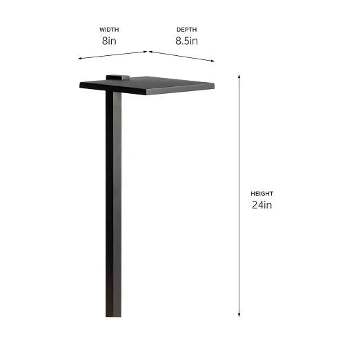 Kichler 16197BKT Path Light w/ LED - Black