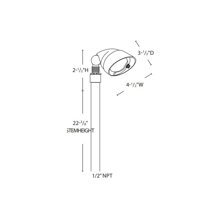 Lightcraft PS-113B E.T. Path Light w/ T3 LED
