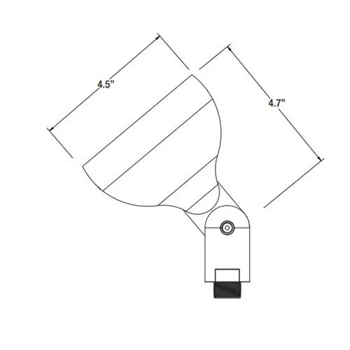 Unique Transmittance TRAN-L227-BZ Up Light w/ 2w MR16 LED 27K - Bronze