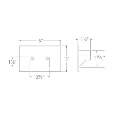 WAC 4011-27BK Step Light w/ 2700K LED - Black