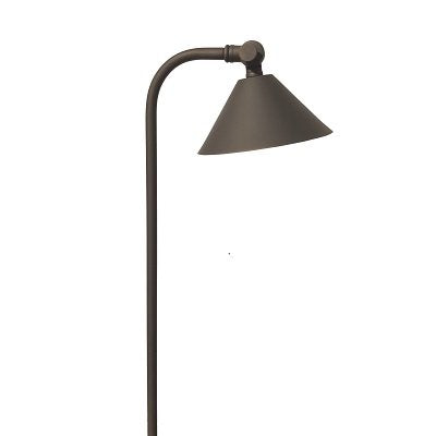 Lightcraft AP-211B-BZ Luna Flores Smooth Side Path Light - Bronze