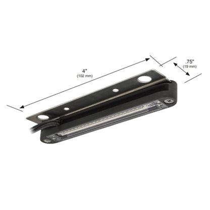 Dauer 490127 Manchester Jr 4" Hardscape Light w/ 2 Watt Integrated 2700K LED - Bronze