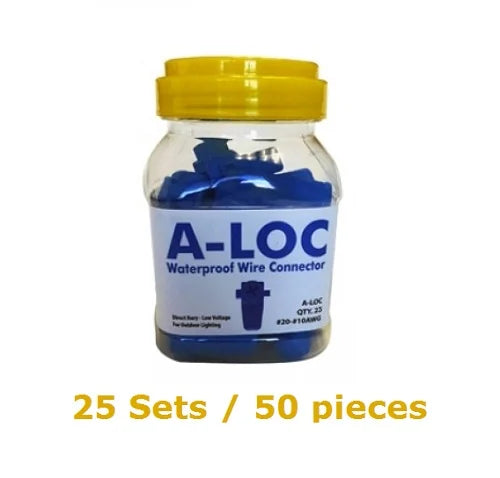 Alliance A-LOC Quick Locking Wire Connectors - 25 Sets/50 Pieces