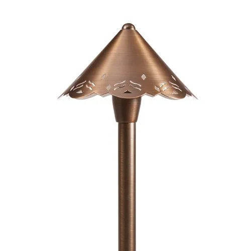 Alliance AL400-ALSTEM18-LED Path Light w/ G4 Bi-Pin LED - Brass