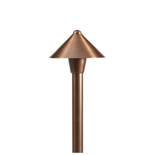 Alliance AL500-ALSTEM12-LED 5 in. Path Light w/ G4 Bi-Pin LED - Brass