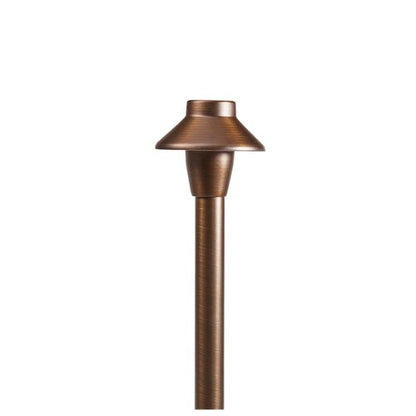 Alliance AL550-ALSTEM12-LED 3.5 in. Path Light w/ G4 Bi-Pin LED - Brass