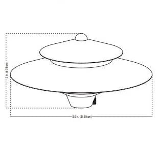 Alliance AL700-ALSTEM18-LED 8.5 in. Path Light w/ G4 Bi-Pin LED - Brass