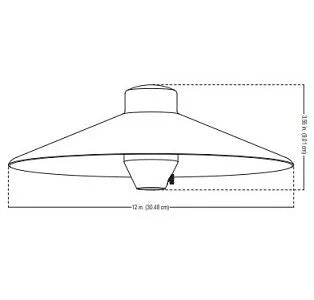 Alliance AL800-ALSTEM18-LED 12 in. Path Light w/ G4 Bi-Pin LED - Brass