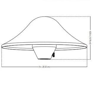 Alliance AL850-ALSTEM18-LED 8 in. Path Light w/ G4 Bi-Pin LED - Brass