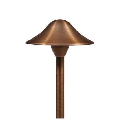 Alliance AL850-ALSTEM18-LED 8 in. Path Light w/ G4 Bi-Pin LED - Brass