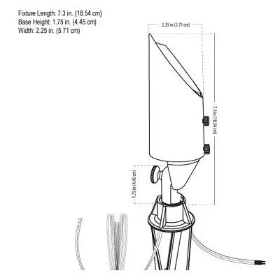 Alliance BL900-BT Up Light w/ Color Changing LED - Brass