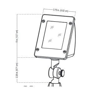 Alliance FL100-LED Flood Light w/ 3W G4 LED - Brass