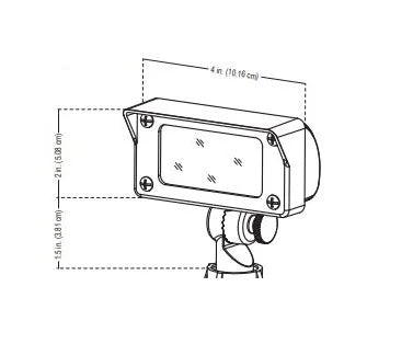 Alliance FL50-LED Flood Light w/ G4 Bi-Pin LED - Brass