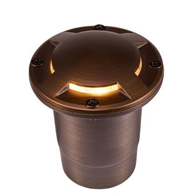 Alliance GL190-BT In Ground Light w/ Color Changing LED - Brass