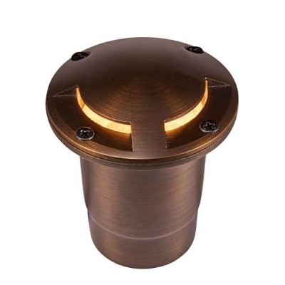 Alliance GL180-BT In Ground Light w/ Color Changing LED - Brass