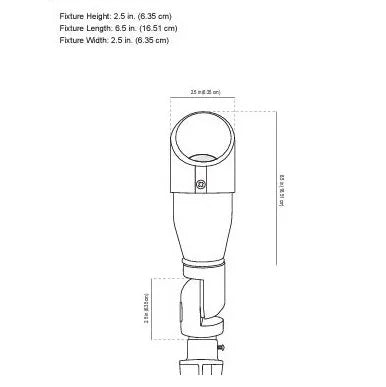 Alliance HSC-BL1-LED4W Up Light w/ 4W MR16 LED - Sand Cast Bronze