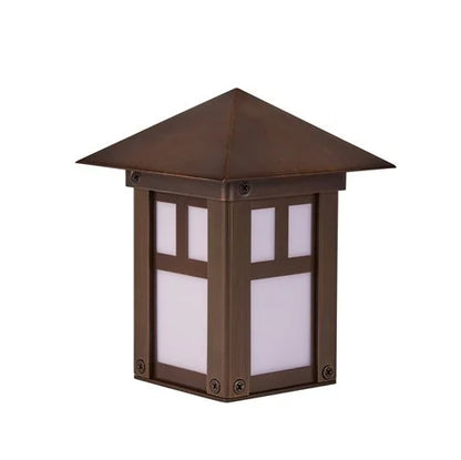 Alliance POST50-LED 3.5" Inch Deck Post Light w/ LED - Brass