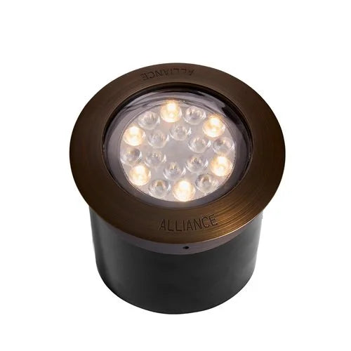 Alliance WL400-BT In Ground Light w/ Color Changing LED - Brass