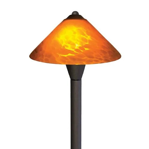 Lightcraft AP-00B-21B Universal Mica Amber Path Light - Glass Shade