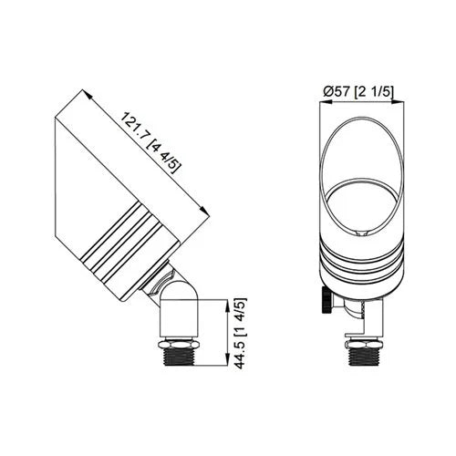 BSL AL06B Up Light w/ MR16 LED