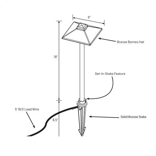 CAST CCPLBOBL Borneo Path Light - Drop-In LED