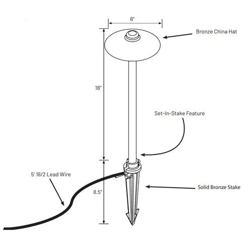 CAST CCPLCAB Cabana Path Light - Integrated LED