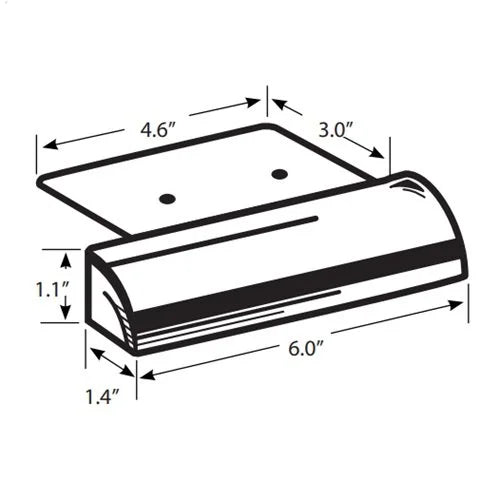 CAST CEWL5CB Engineered LED Wall Light