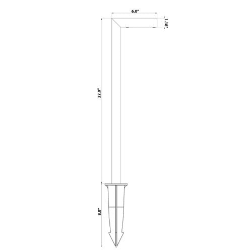 CAST SAL300 L Top Path Light - LED Included