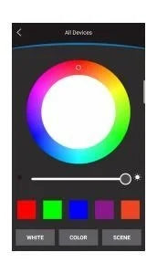 Encore BL-32-LED-10W-RGB-BT Up Light RGB Color Changing Bluetooth - Brass