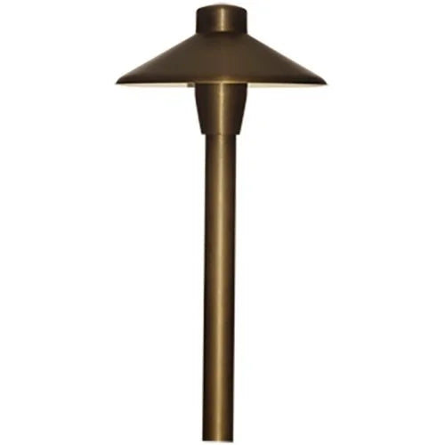 Dauer 490012 Zen Complete 6.3" Path Light w/ 3 Watt 2700K LED - Brass