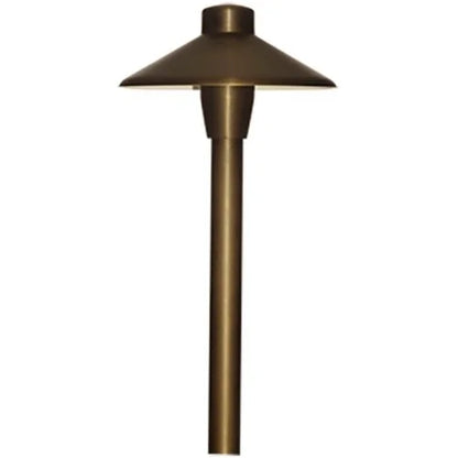 Dauer 490012 Zen Complete 6.3" Path Light w/ 3 Watt 2700K LED - Brass
