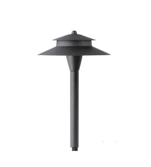 Encore AL-02-LED Path Light Two Tier Shade w/ 3 Watt LED - Black