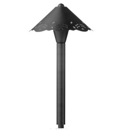 Encore AL-06-LED Path Light Punctured Shade w/ 3 Watt LED - Black