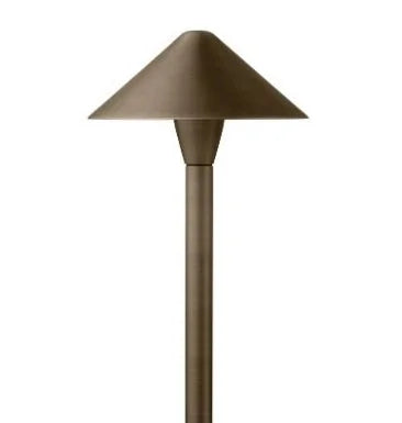 Encore BL-11-LED Path Light 8" Shade w/ 3 Watt T4 LED - Brass