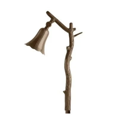 Encore BL-12-Tree-LED Path Light Tulip Shade With Branch Post w/ 3 Watt T4 LED - Brass