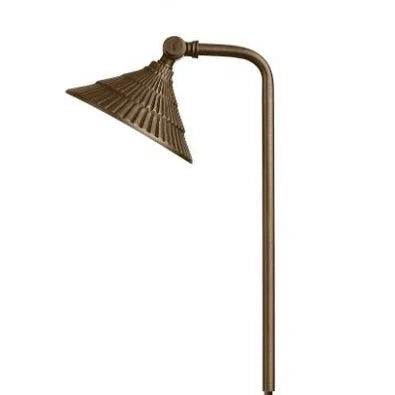 Encore BL-15-LED Path Light Articulating Shade w/ 3 Watt T4 LED - Brass