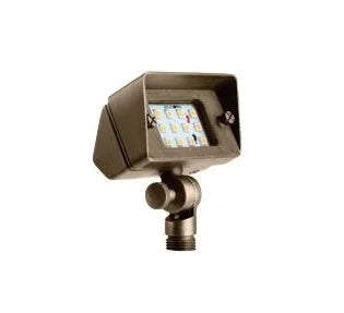 Encore BL-30-LED Mini Wall Wash Light w/ 3 Watt LED Panel - Brass