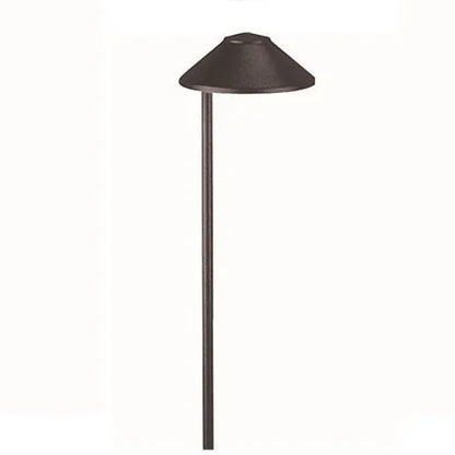Focus PL01L12BLT Aluminum China Hat 5" Path Light w/ LED - Black Texture