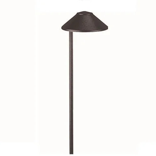 Focus PL01L12BLT Aluminum China Hat 5" Path Light w/ LED - Black Texture