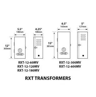 Focus RXT-12-120MVPC Transformer 120 Watt w/ Photocell - Brushed Stainless Steel