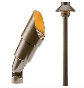 Fx Luminaire Contractor Lighting Kit - 4 Path Lights, 6 Up Lights