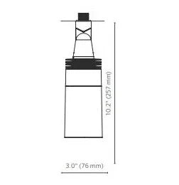 Fx Luminaire DE6LEDBZ LED Down Light 2700K - Bronze