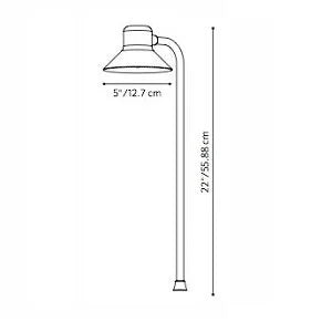 Fx Luminaire FGZDCCU Landscape Path Light ZDC - Copper