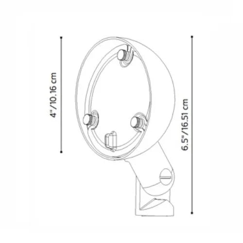 FX Luminaire RLLED20WCU Up Light w/ 2 Watt 2700K LED - Copper